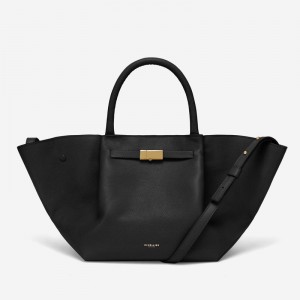 Black DeMellier The Midi New York Women's Tote Bags | UAE-67921849