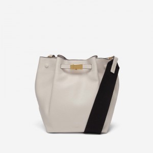 White DeMellier The New York Women's Bucket Bags | UAE-57643189